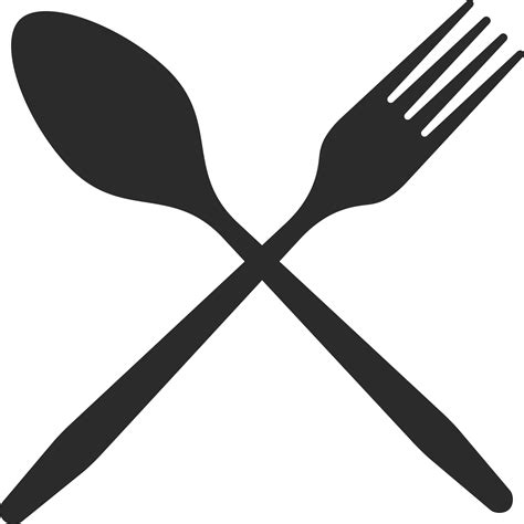 Crossed spoon and fork 11835428 PNG