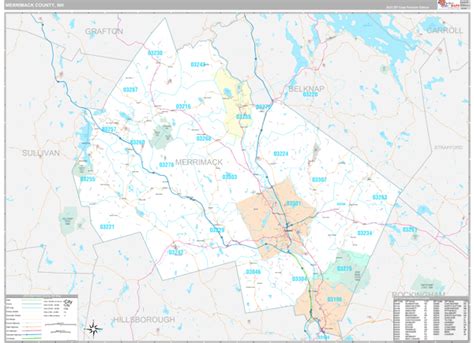 Merrimack County, NH Maps