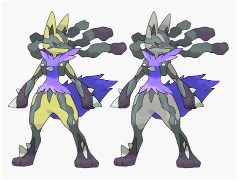 Pokemon Xy Mega Lucario, HD Png Download - kindpng