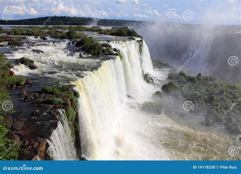 Iguazu Falls stock photo. Image of exotic, power, landscape - 19178258