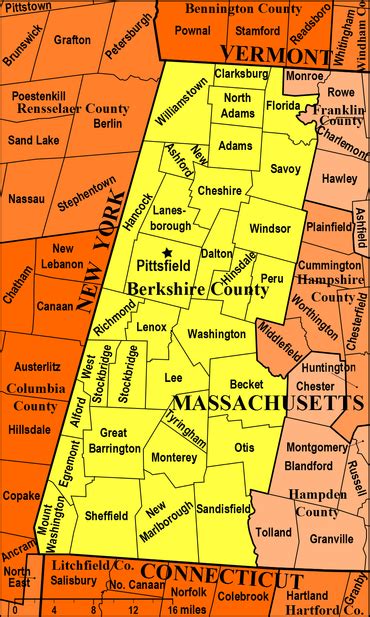 Map Of Towns In Berkshire County Ma - Brandy Tabbitha