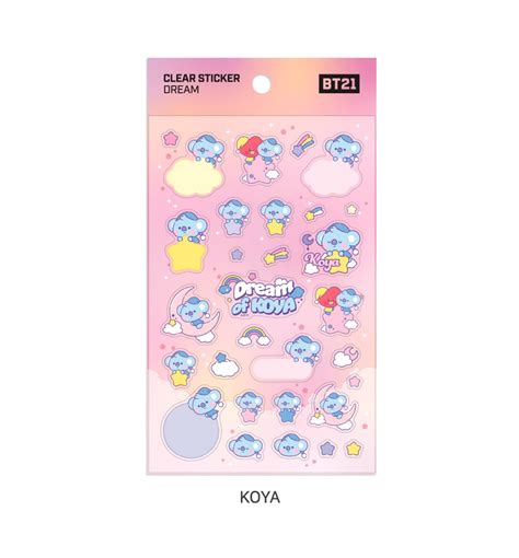 BT21 Baby Clear Sticker [Dream]