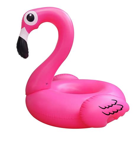 Pool Central 53.5" Jumbo Flamingo 1-Person Inflatable Swimming Pool Inner Tube Float - Pink ...