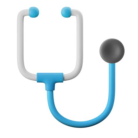 doctor stethoscope checkup instrument 3d illustration icon 11155557 PNG