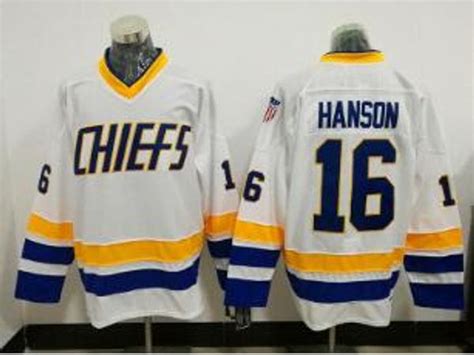 2020 Stitched Hanson Brothers Hockey Jerseys #16 Jack Hanson #17 Steve ...