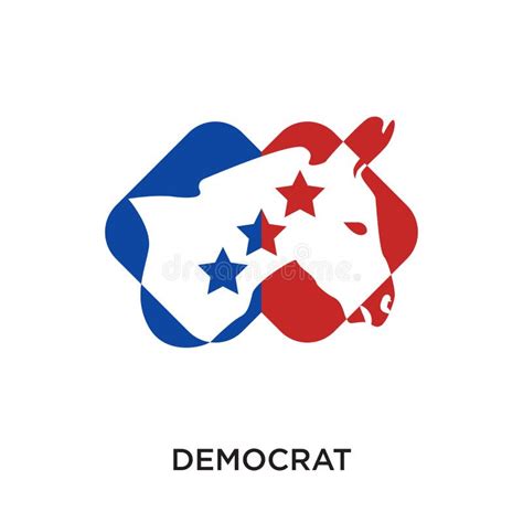 Democrat Logo on American Flag Editorial Stock Image - Illustration of states, national: 4729634