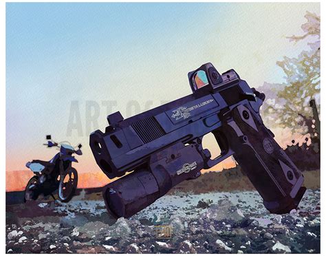 Some Art=Guns=Art | Gun Paintings by Andrea Helm