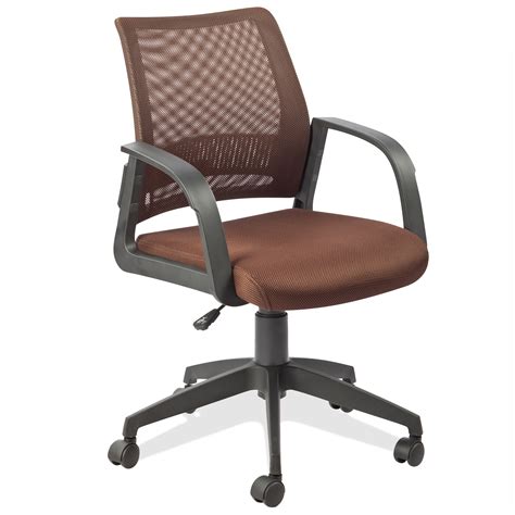 Leick Deep Brown Mesh Back Office Chair - Home - Furniture - Home Office Furniture - Office ...