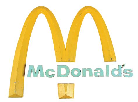 Lot Detail - MCDONALD'S ARCH AND LETTERS SIGN.