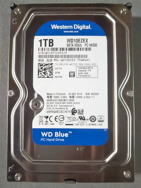 Yahoo!オークション - 1TB Western Digital WDC WD10EZEX-75WN4A1 3.5...