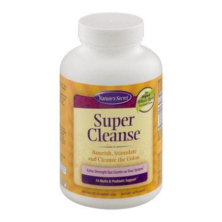 Nature's Secret Super Cleanse Capsules, 200 Ct - Walmart.com | Super cleanse, Natural colon ...