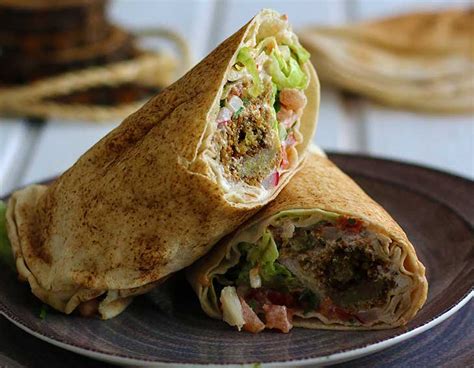 Falafel Wrap Quick, Easy and Meal Prep-Friendly! | Gourmandelle