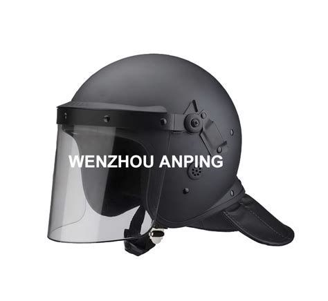 Dumb Black ABS Anti Riot Helmet (FBK-L03) with Gas Mask - China Anti ...