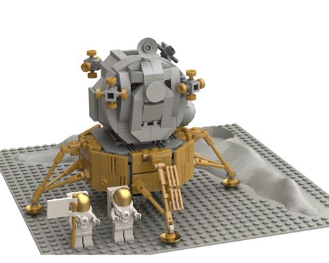 LEGO MOC-41674 Apollo 11 Moonlander (Space 2019) | Rebrickable - Build ...