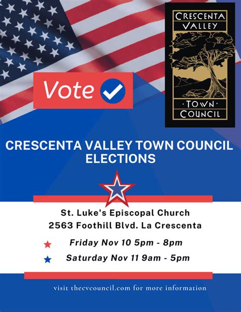 Crescenta Valley Town Council | CV Town Council Elections