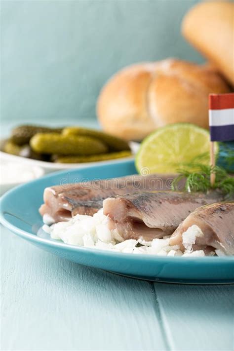 Traditional Dutch Food Herring Fish Stock Image - Image of netherlands, culture: 148869505