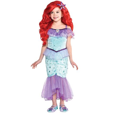 Toddler & Kids' Disney The Little Mermaid Ariel Blue/Purple Princess ...