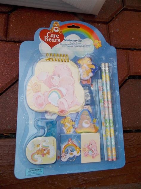 Care Bears Bear Stationery Set Notepad, Ruler Etc NEW 2003 | #1930438054