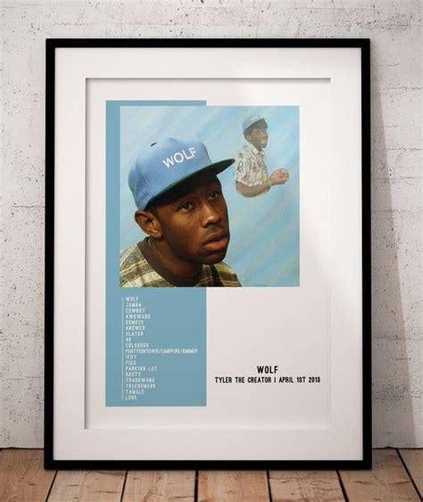 Tyler the Creator Wolf poster, Tyler the Creator Poster Swimming Posters, Wolf Poster, Tyler The ...