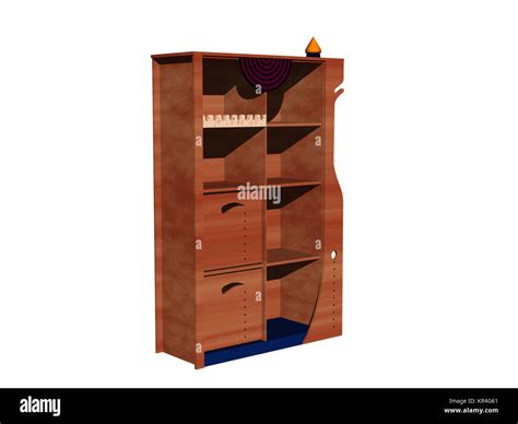 Wooden cabinet exempted Stock Photo - Alamy