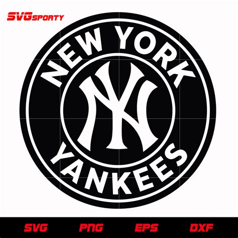 New York Yankees Logo Circle svg, mlb svg, eps, dxf, png, digital file – SVG Sporty