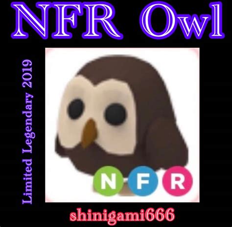 Adopt Me NFR Owl | Neon Fly Ride Owl | Adopt me old legendary pet