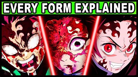 All of Tanjiro's Forms and Their Powers Explained! (Demon Slayer Every Tanjiro Transformation ...