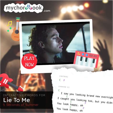 5 Seconds of Summer - Lie To Me Chords