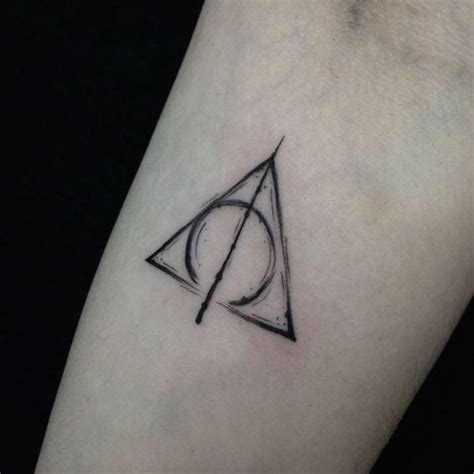 Deathly Hallows Elder Wand Tattoo - Wiki Tattoo