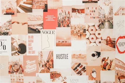 DIY Collage Wall | Cute desktop wallpaper, Aesthetic iphone wallpaper, Wallpaper notebook