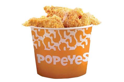 Popeyes Fried Chicken Bucket