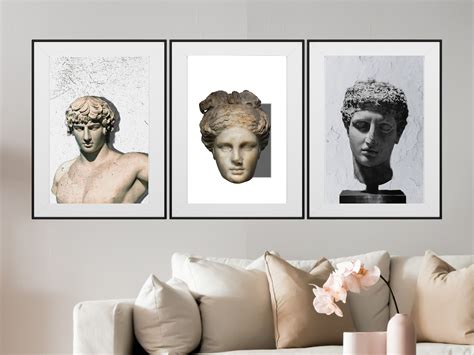 Prints Greek Mythology Wall Art Set of 3 Greek Mythology Illustration Print Digital Printable ...