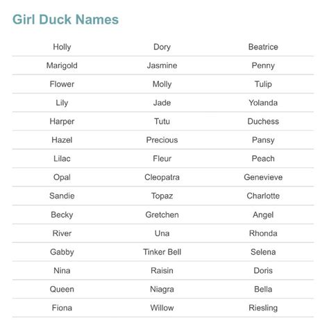 250+ Duck Names for Your Feathered Friend (From Aflac to Xerxes) | Cute pet names, Pet ducks ...