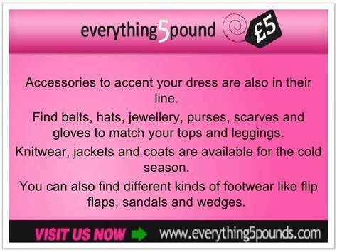 Everything 5 Pound Offers Women’s Apparel for Just 5 Pounds