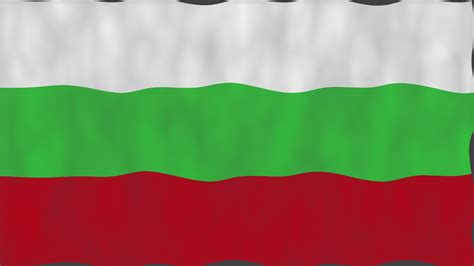 Bulgaria Nation Flag. Seamless looping waving animation. 15029534 Stock ...