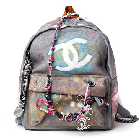 Chanel Unveils $3,400 Canvas Graffiti Backpack