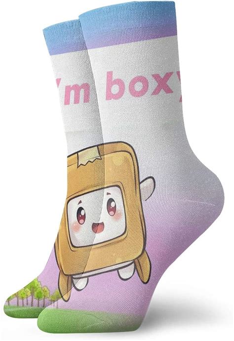 P PIPIGOU Lankybox Merch Lankybox Boxy Unisex Socks Comfort Breathable Moisture Wicking Casual ...