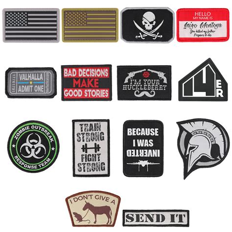 Buy Morale Patches | Embroidered Patches Hook & Loop Funny Patches for Backpacks, Hats, Vest ...