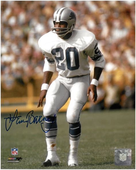 Lem Barney Autographed Detroit Lions 8x10 Photo #3 - Detroit City Sports