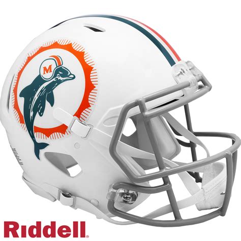 Miami Dolphins Riddell Speed Throwback 72 Authentic Full Size Football ...