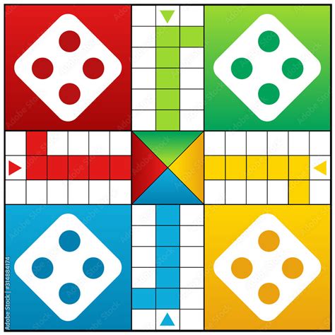 Ludo board game vector illustration design Stock Vector | Adobe Stock