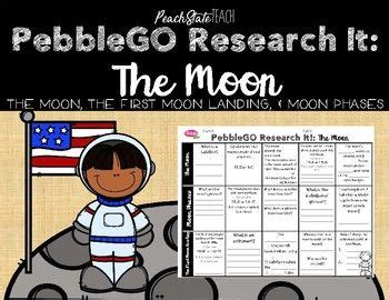 PebbleGO Research It: The Moon, Moon Phases, The First Moon Landing | Earth and space science ...