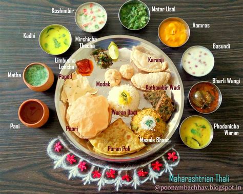 Maharashtrian Thali | Indian food recipes vegetarian, Vegetarian snacks ...