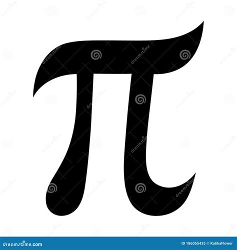 The Greek Letter PI. the Symbol of the Mathematical Constant Stock ...