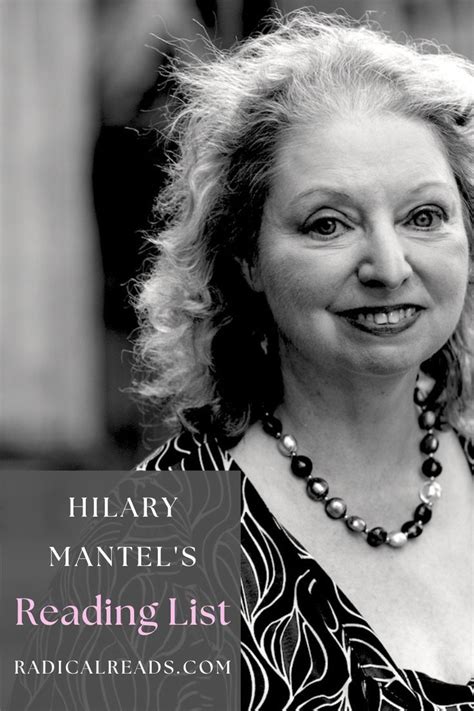 Hilary Mantel's Favorite Historical Fiction Books - Radical Reads ...
