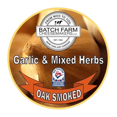 Smoked Garlic & Herb Round - Batch Farm Cheesemakers