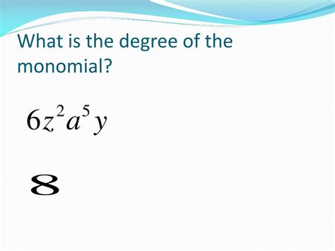 PPT - Test Review: Monomials and Factoring Polynomials PowerPoint ...