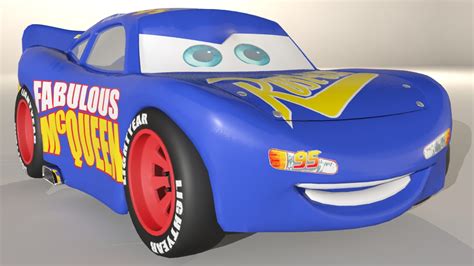 Fabulous Lightning Mcqueen 3D Model - TurboSquid 1302953