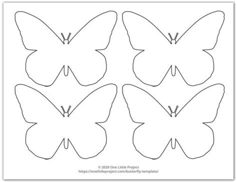 Butterfly Template Free Printable