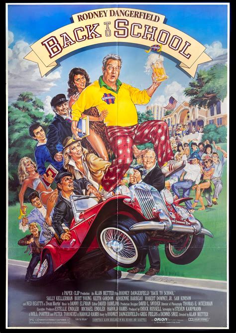 Back to School (1986) Original Art-Style One-Sheet Movie Poster ...